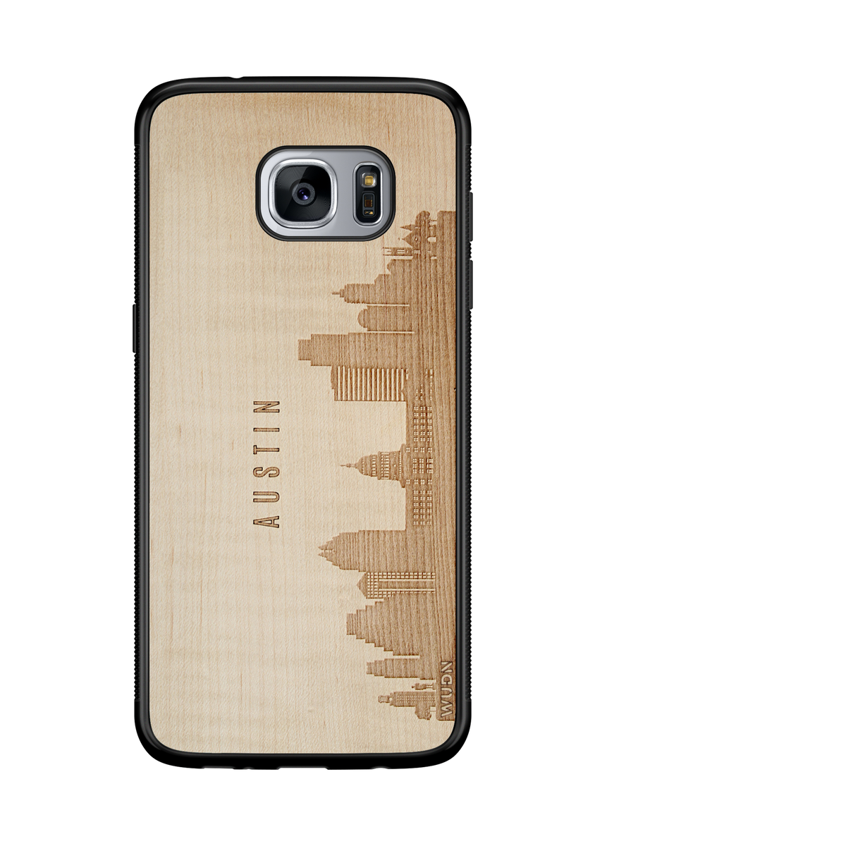 CityScape Wooden Phone Case | Austin TX - YuppyCollections