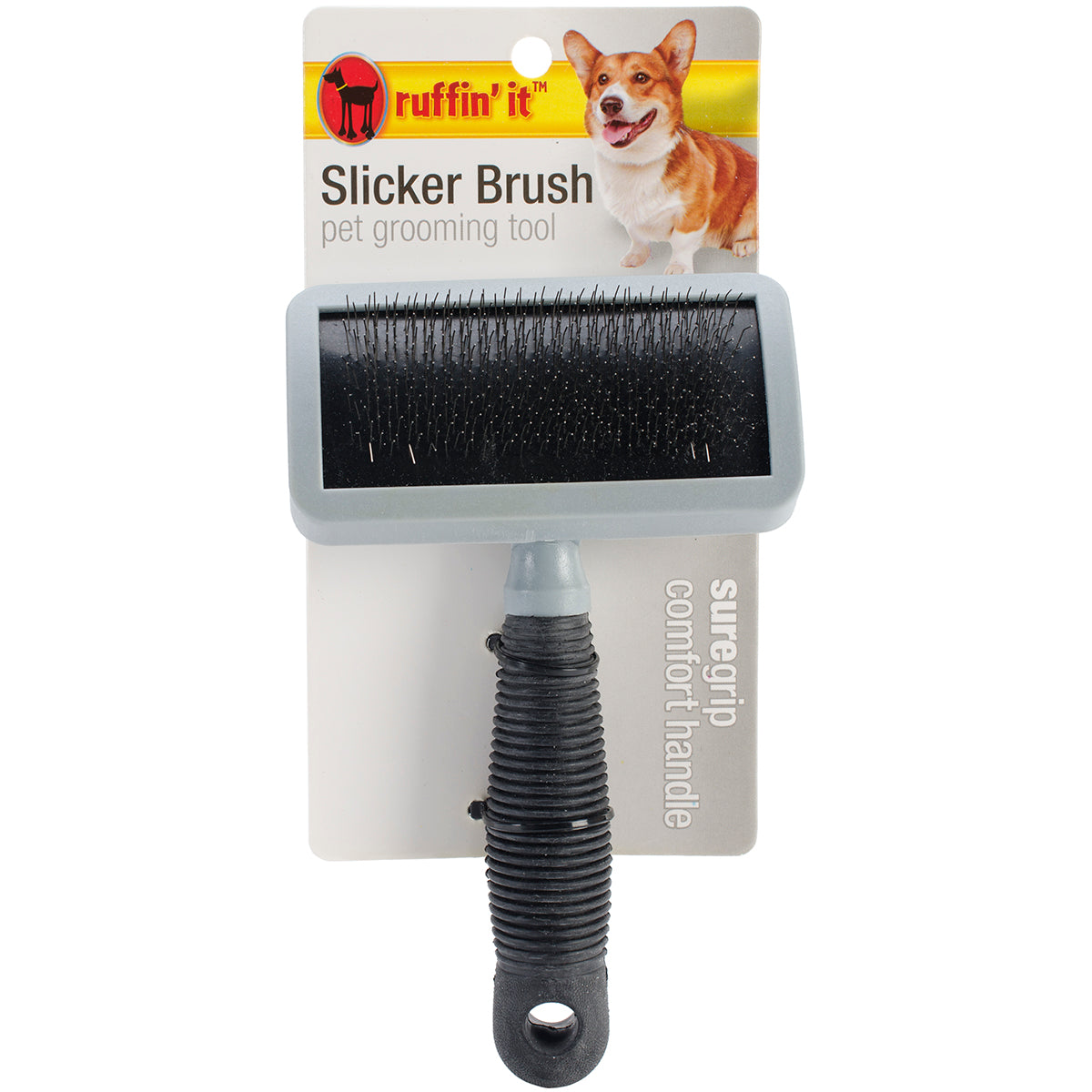 Soft Grip Slicker Brush Medium- - YuppyCollections