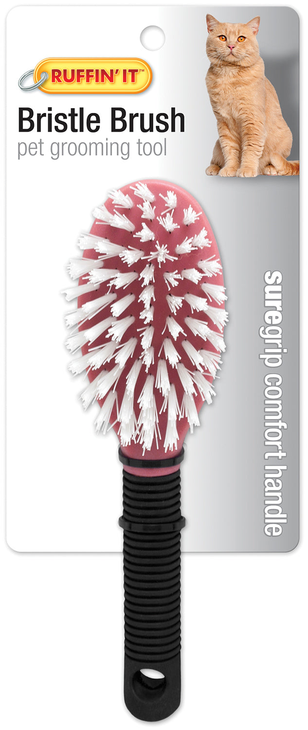 Soft Grip Cat Bristle Brush- - YuppyCollections