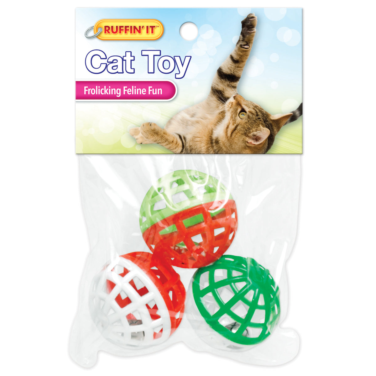 Small Play Balls W/Bell 3/Pkg - - YuppyCollections