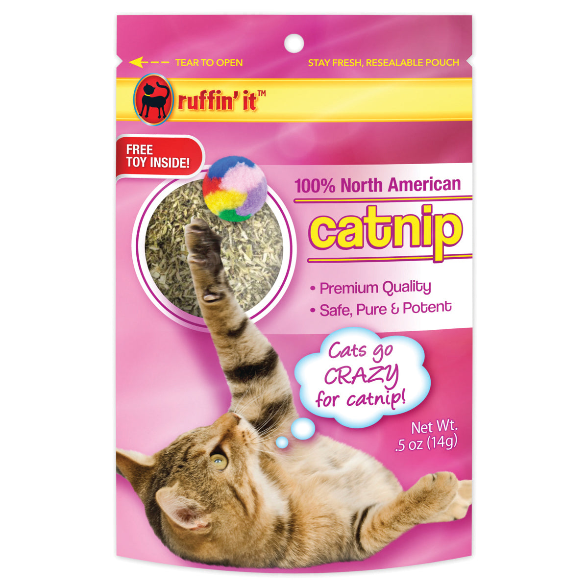 North American Catnip W/Toy- - YuppyCollections