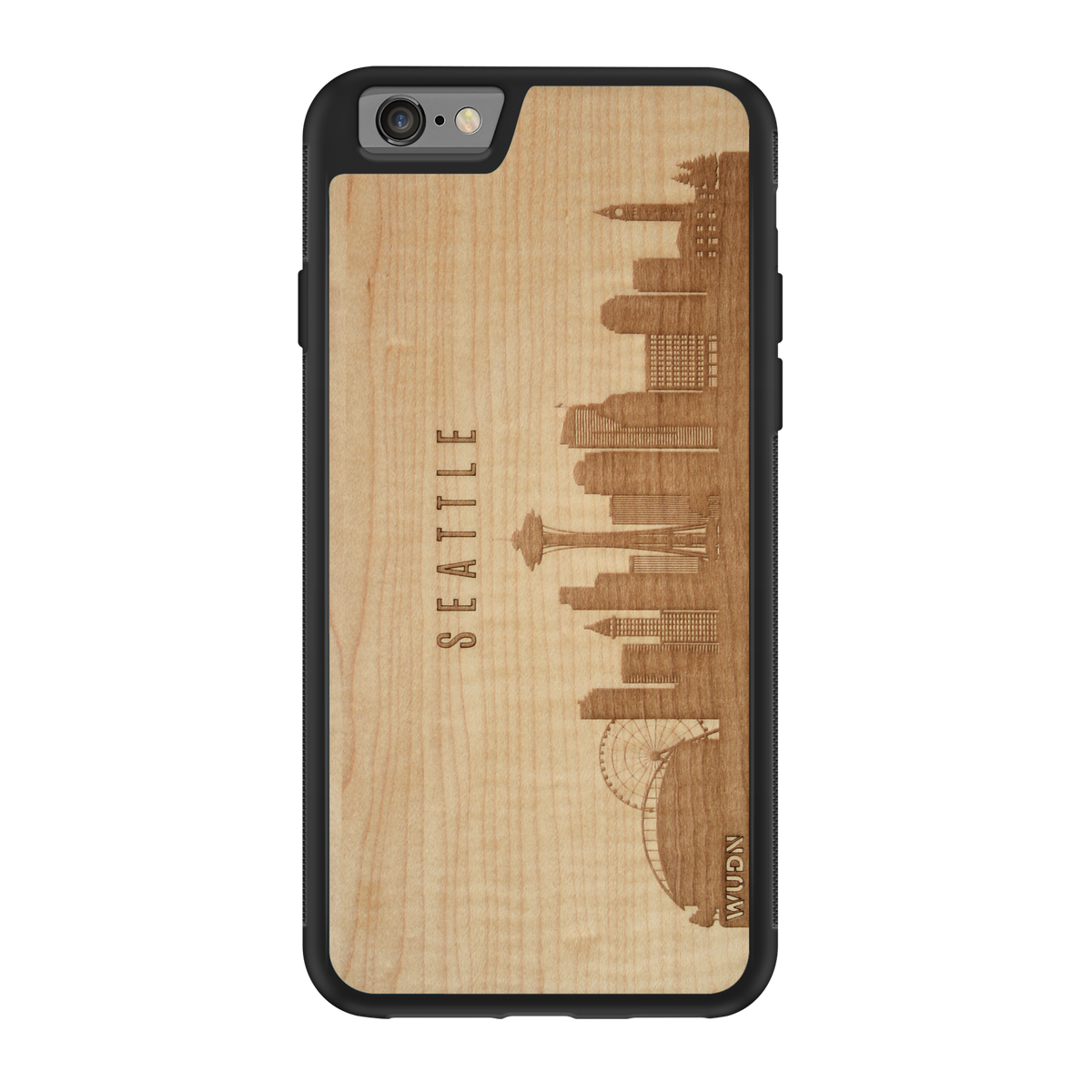 CityScape Wooden Phone Case | Seattle WA - YuppyCollections