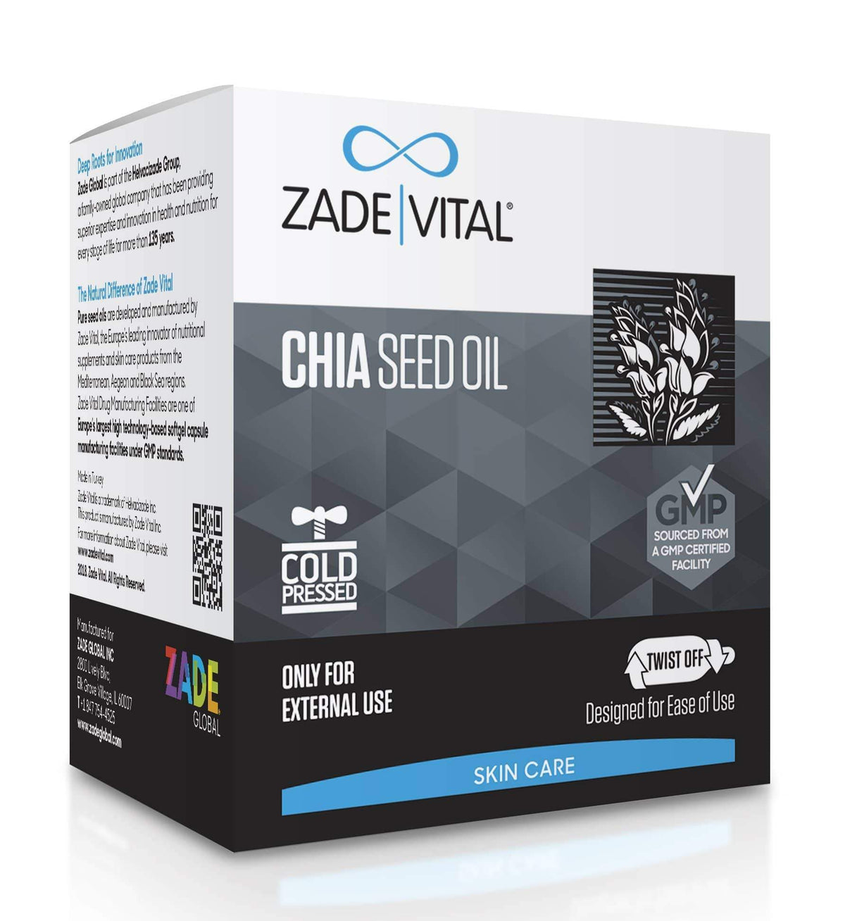 Chia Seed Oil - 30 Twist-Off Softgels - YuppyCollections