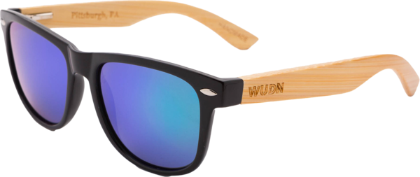 Real Bamboo Wood Wanderer Style Sunglasses by WUDN - YuppyCollections