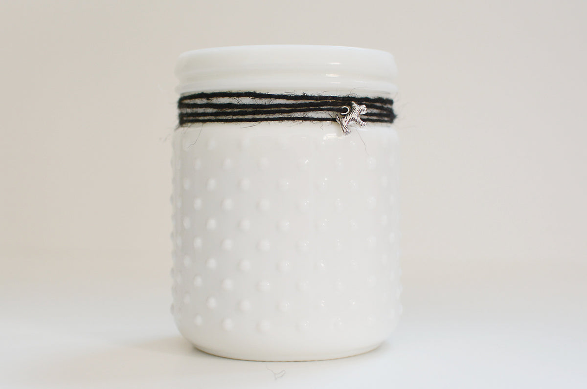 Vintage Hobnail Signature Scents Jar - YuppyCollections