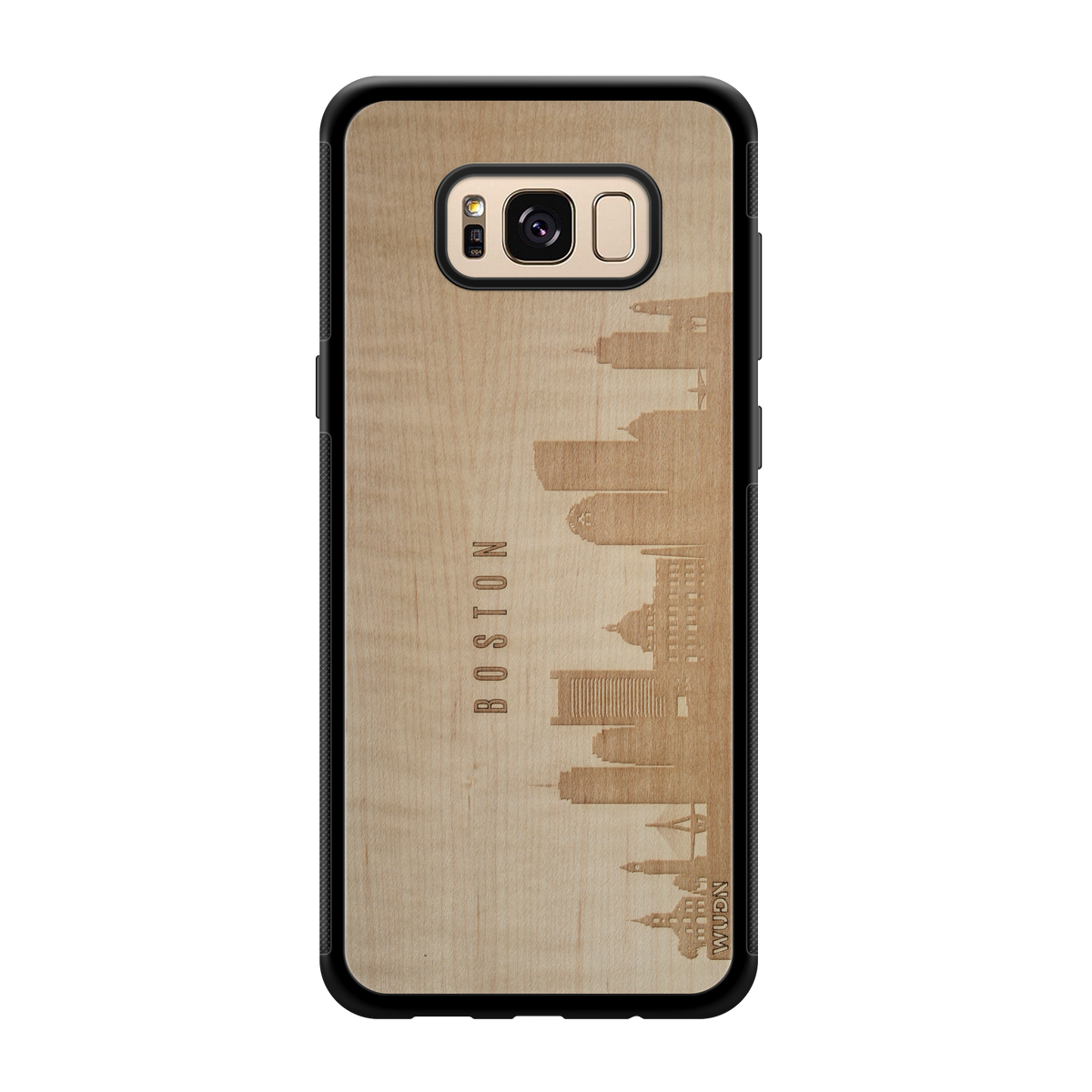 CityScape Wooden Phone Case | Boston MA - YuppyCollections