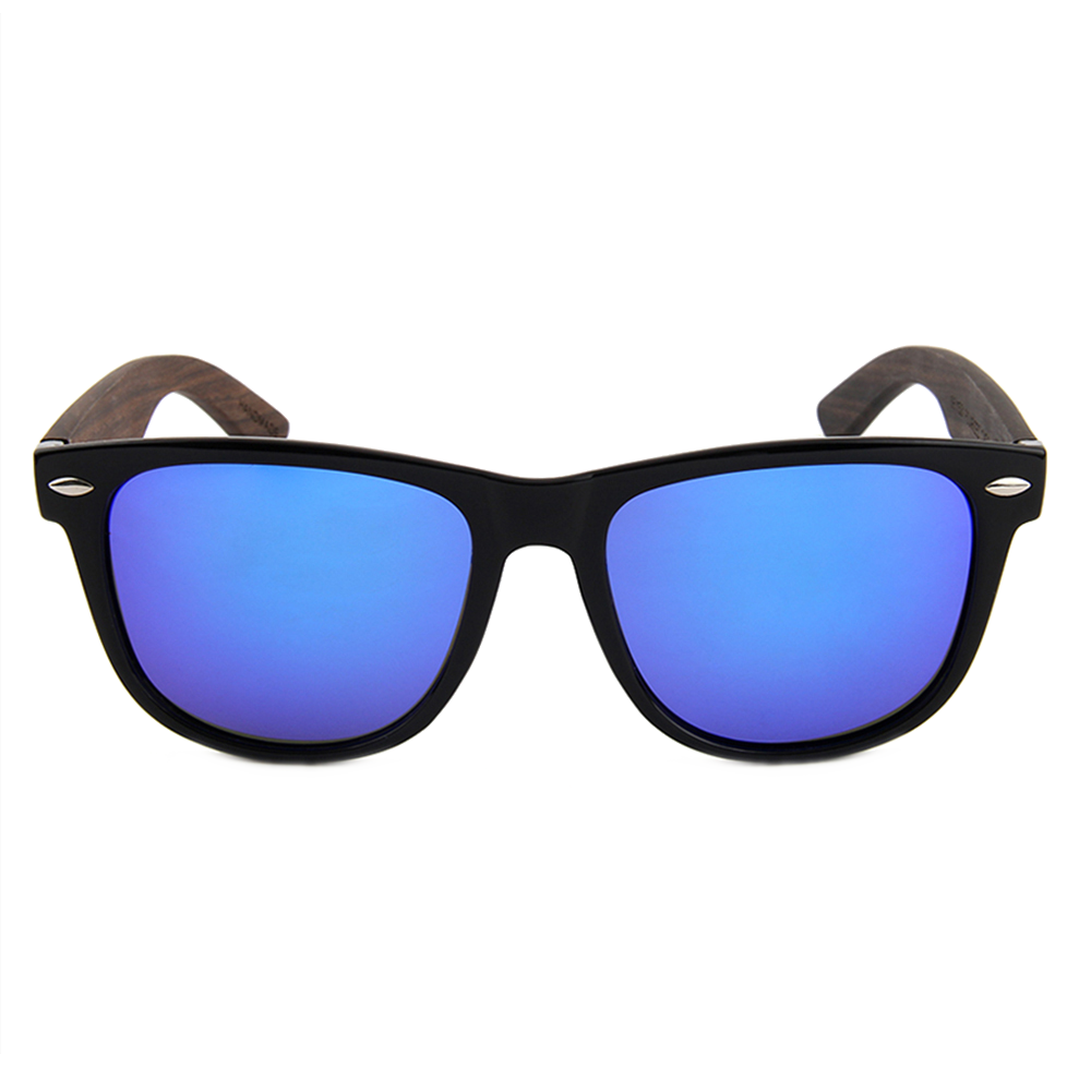 Real Ebony Wood Wanderer Style Sunglasses by WUDN - YuppyCollections