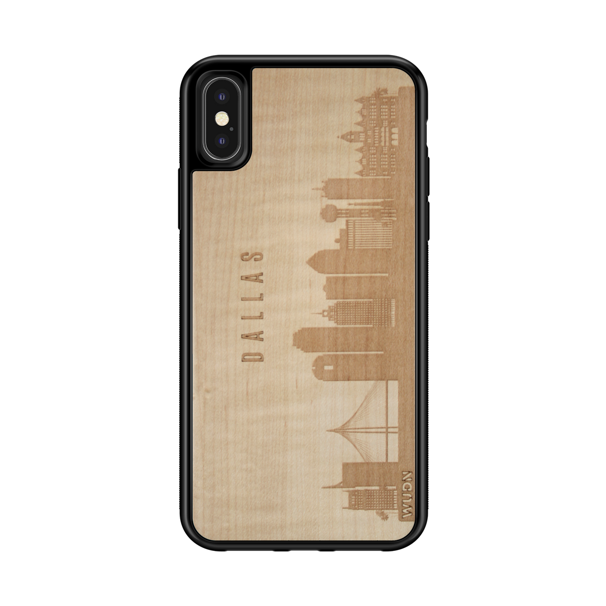 CityScape Wooden Phone Case | Dallas TX - YuppyCollections