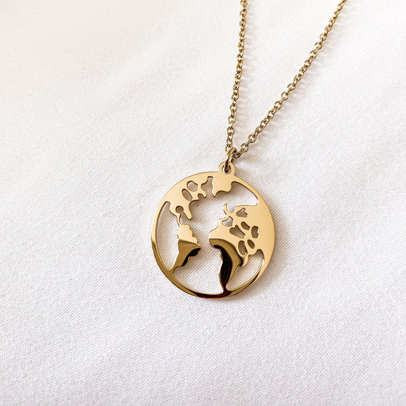 Gold - 'MY WORLD' Necklace - YuppyCollections