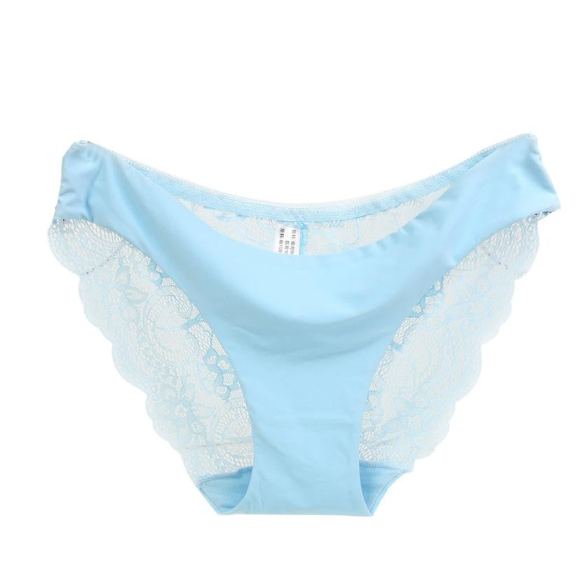 Women's Sexy Lace Panties Seamless Cotton Breathable Panty Hollow Briefs Plus Size Girl Underwear #LSIN - YuppyCollections