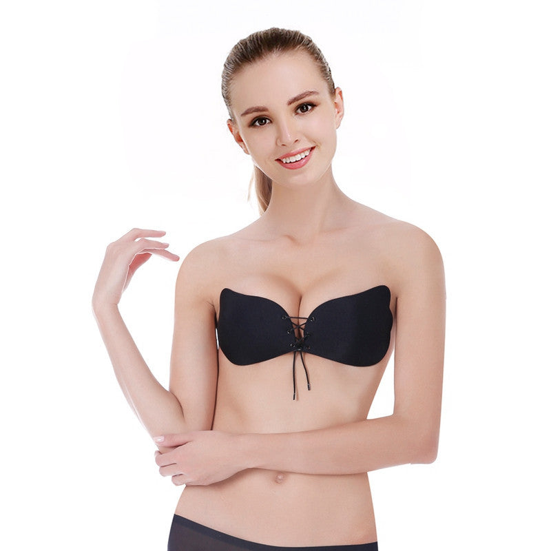 push up bra-silicone Strapless Invisible Bra - YuppyCollections