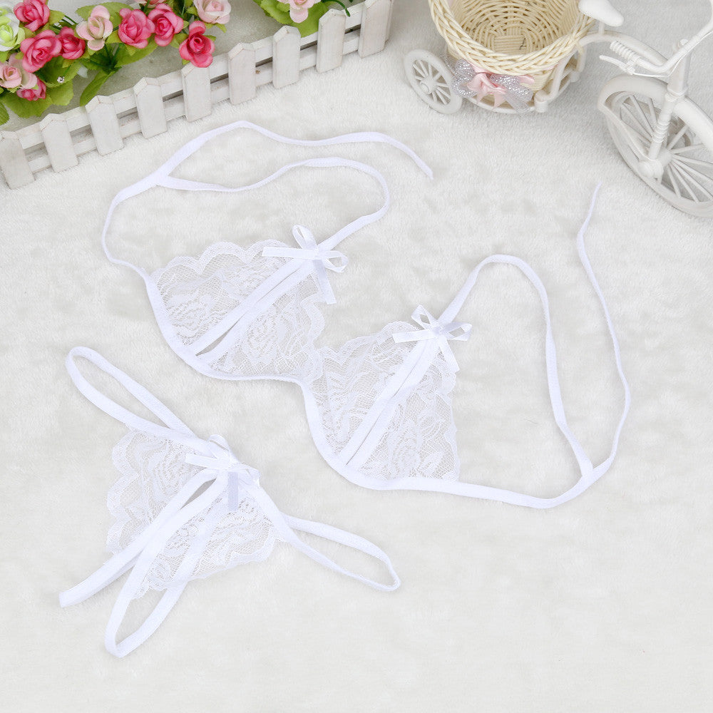 Women Lady Sexy Lingerie Lace Underwear Sleepwear G-string Lingerie BK - YuppyCollections