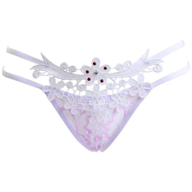 Sexy Lady Lace Underwear Panties Briefs Bikini Lingerie Thongs G-string BK - YuppyCollections