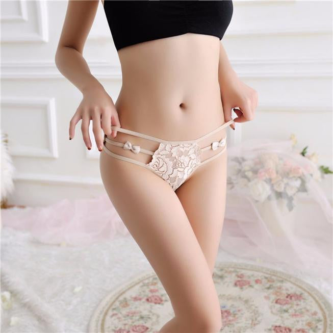 Women Sexy Lace Briefs Panties Thongs G-string Lingerie Underwear BK - YuppyCollections