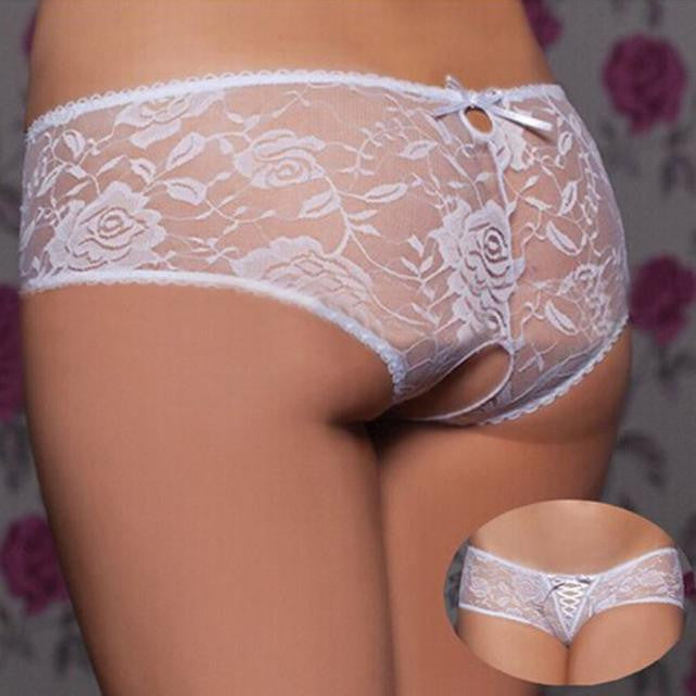 Women Sexy Lace Underwear Panties Brief Knickers Lingerie Thongs G-string WH L - YuppyCollections