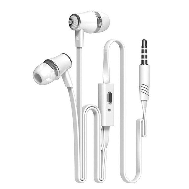 FORNORM Stereo In-Ear Earphone With Microphone 3.5mm Handfree Wired Earbud Earphones For iPone 6/6s xiaomi Computer - YuppyCollections