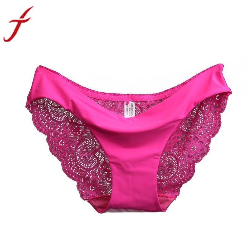 Women's Sexy Lace Panties Seamless Cotton Breathable Panty Hollow Briefs Plus Size Girl Underwear #LSIN - YuppyCollections