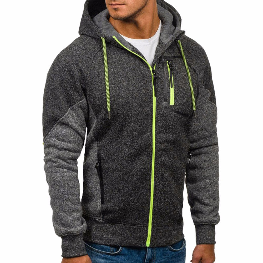 New Men's Outwear Sweater Winter Hoodie Warm Coat Jacket Slim Hooded Sweatshirt - YuppyCollections