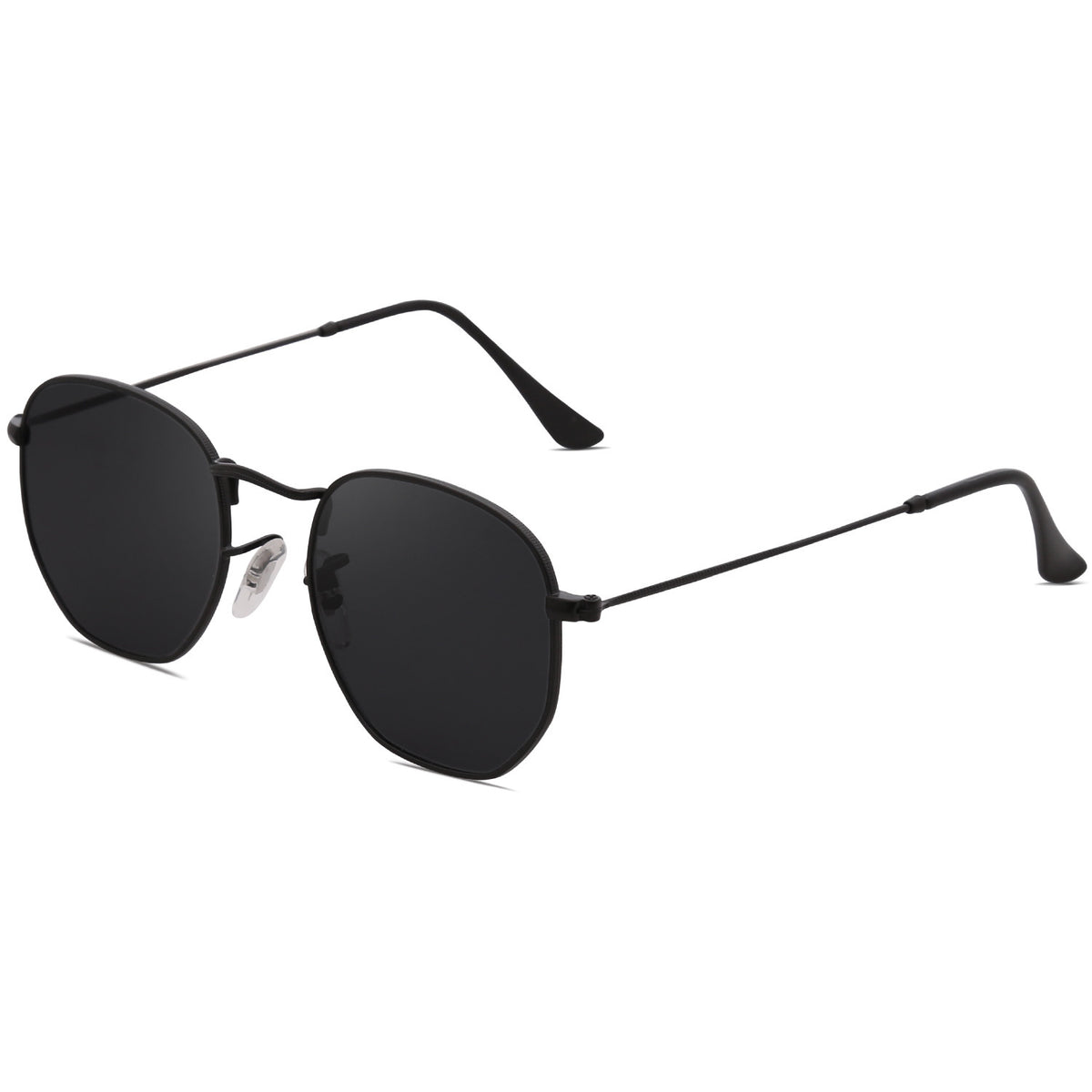 Small Classic Square Polygon Sunglasses for Men and Women Mirrored Lens Glasses SJ1072 - YuppyCollections