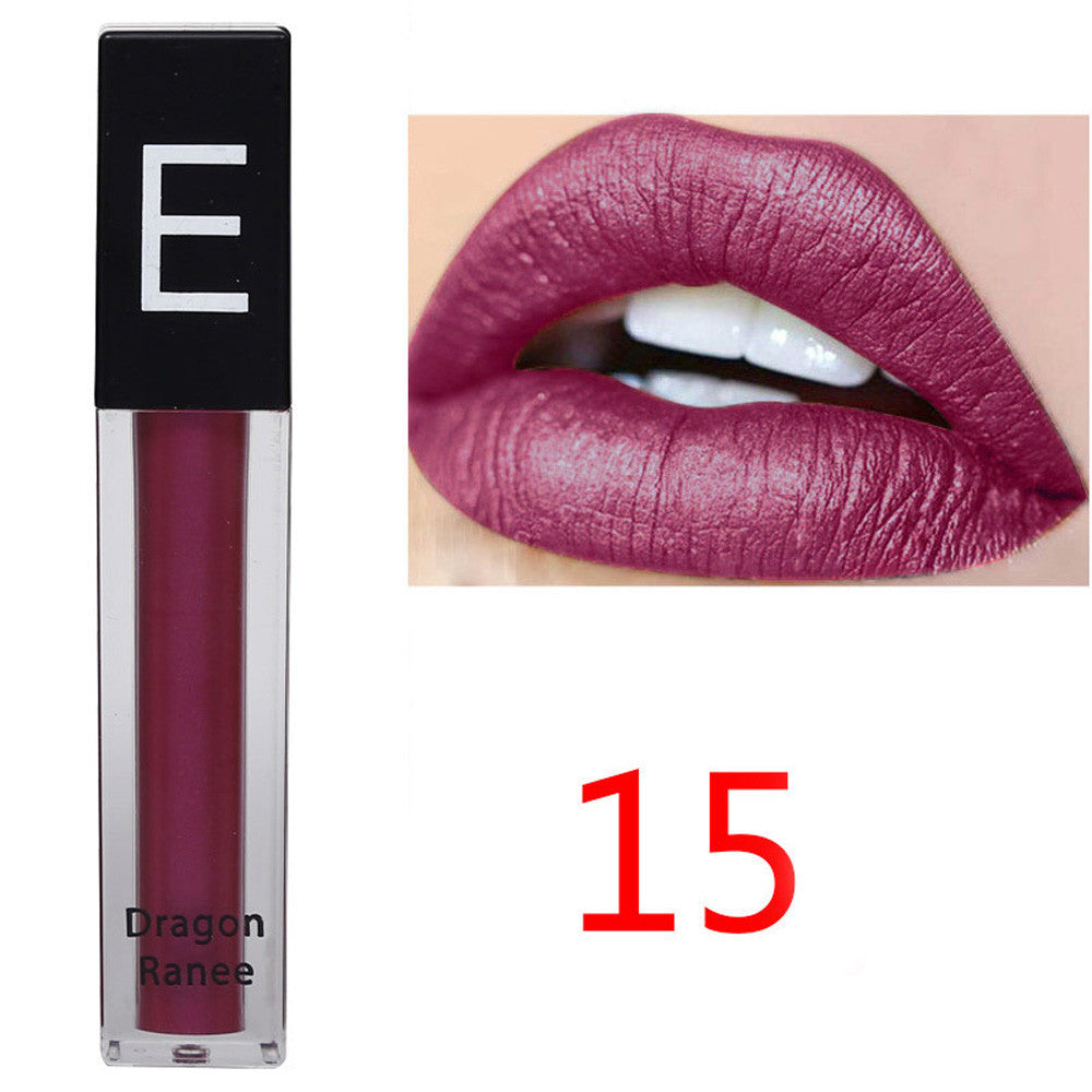 Waterproof Liquid Lipstick Moisturizer Velvet Lipstick Cosmetic Beauty Makeup - YuppyCollections