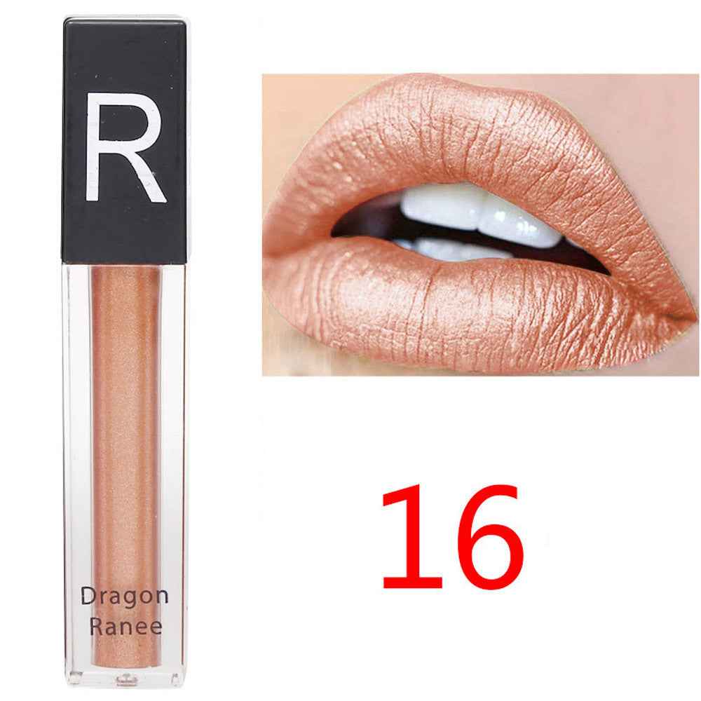 Waterproof Liquid Lipstick Moisturizer Velvet Lipstick Cosmetic Beauty Makeup - YuppyCollections