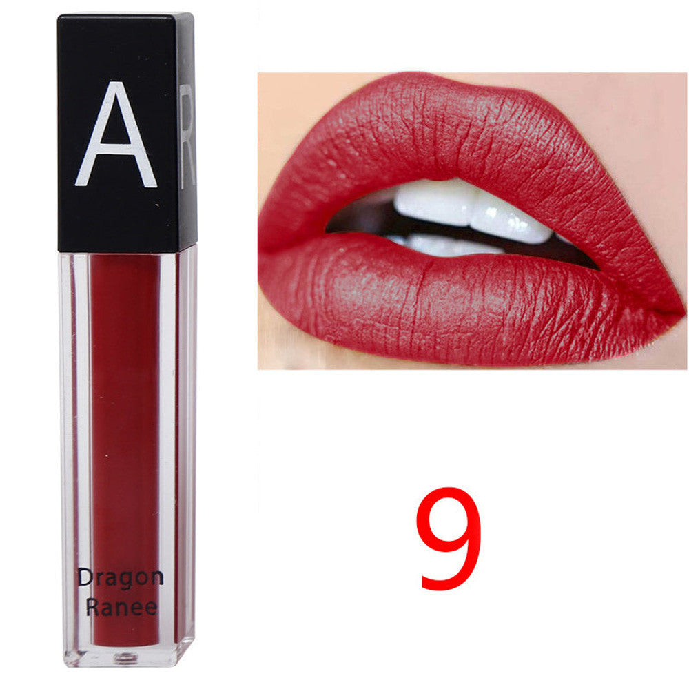 Waterproof Liquid Lipstick Moisturizer Velvet Lipstick Cosmetic Beauty Makeup - YuppyCollections