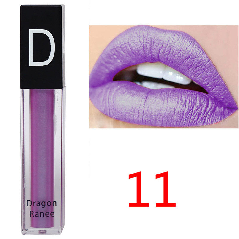 Waterproof Liquid Lipstick Moisturizer Velvet Lipstick Cosmetic Beauty Makeup - YuppyCollections