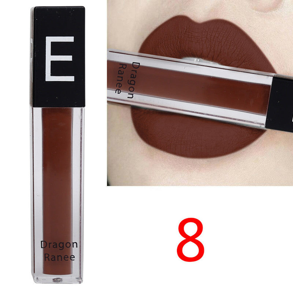 Waterproof Liquid Lipstick Moisturizer Velvet Lipstick Cosmetic Beauty Makeup - YuppyCollections