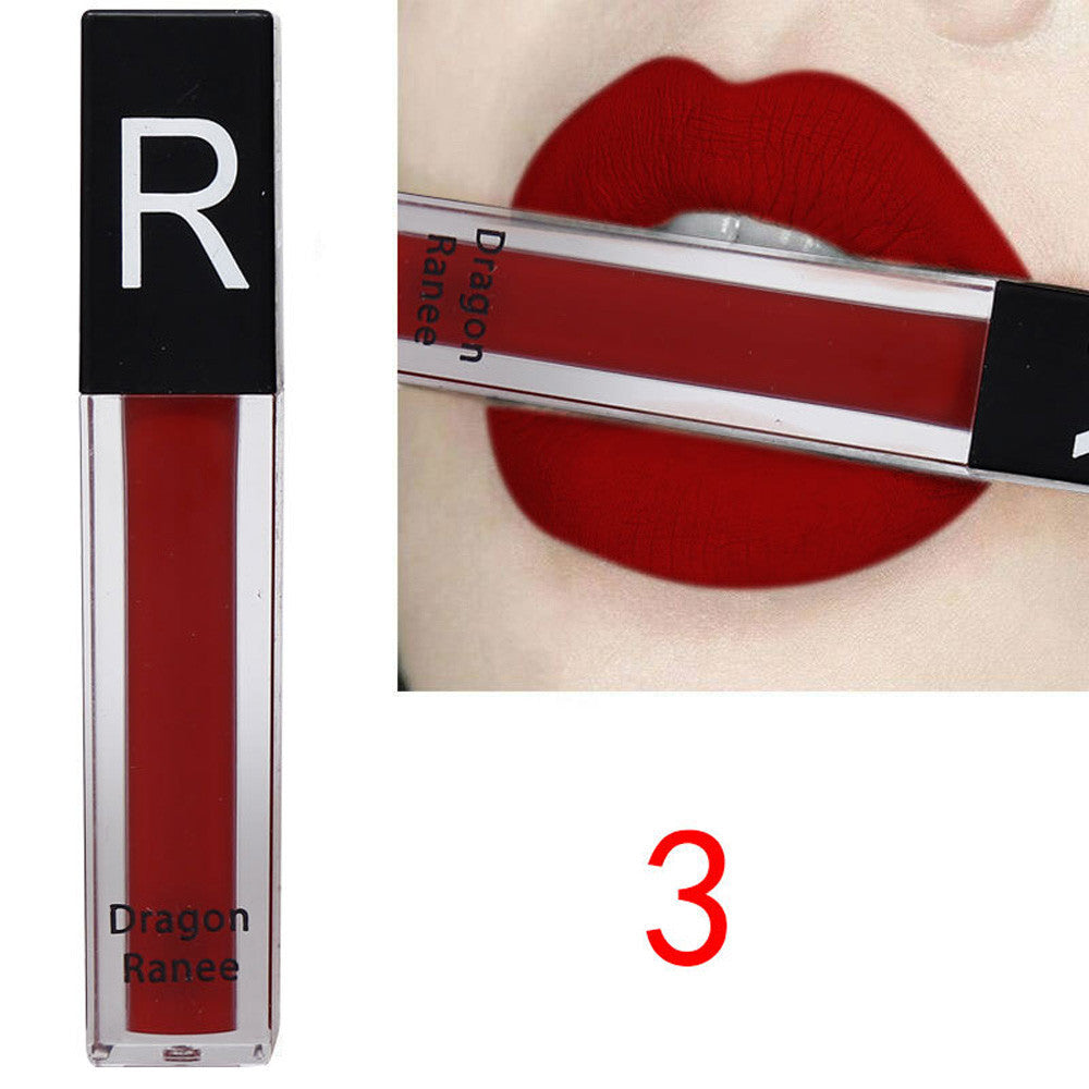 Waterproof Liquid Lipstick Moisturizer Velvet Lipstick Cosmetic Beauty Makeup - YuppyCollections