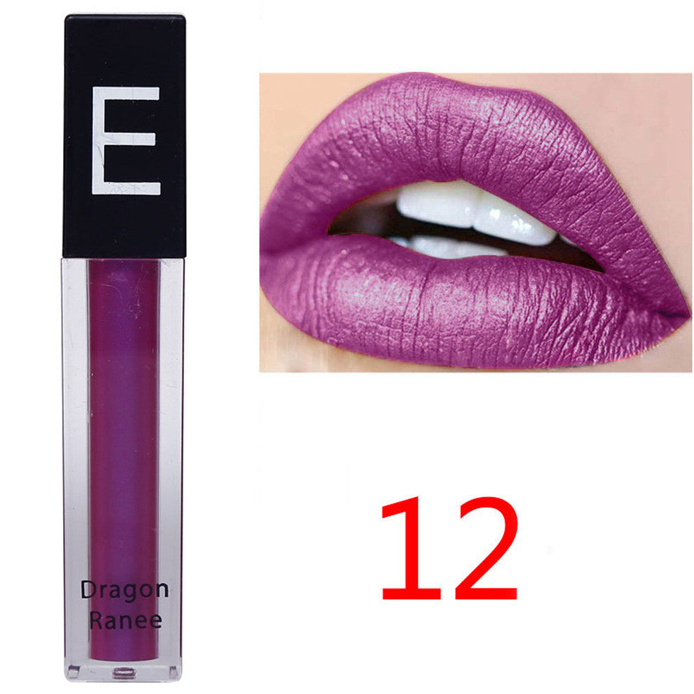 Waterproof Liquid Lipstick Moisturizer Velvet Lipstick Cosmetic Beauty Makeup - YuppyCollections