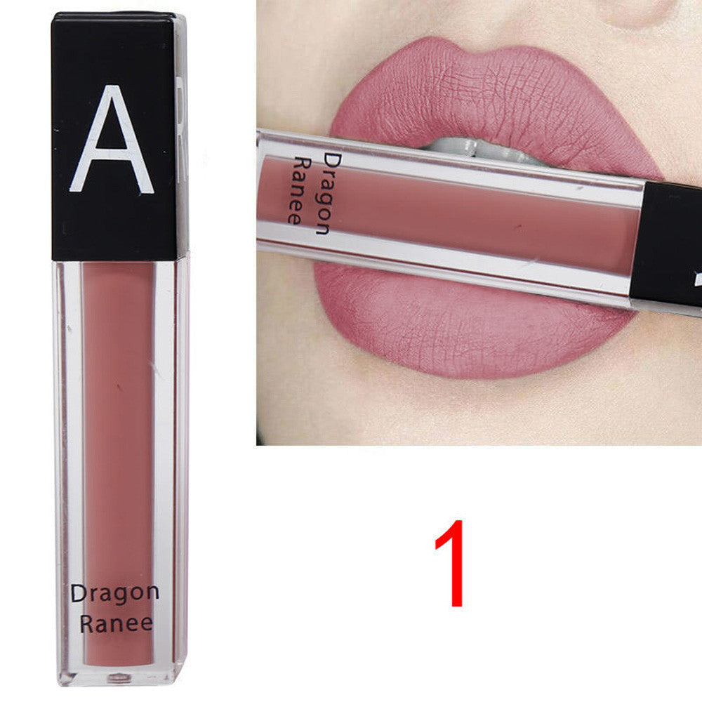 Waterproof Liquid Lipstick Moisturizer Velvet Lipstick Cosmetic Beauty Makeup - YuppyCollections