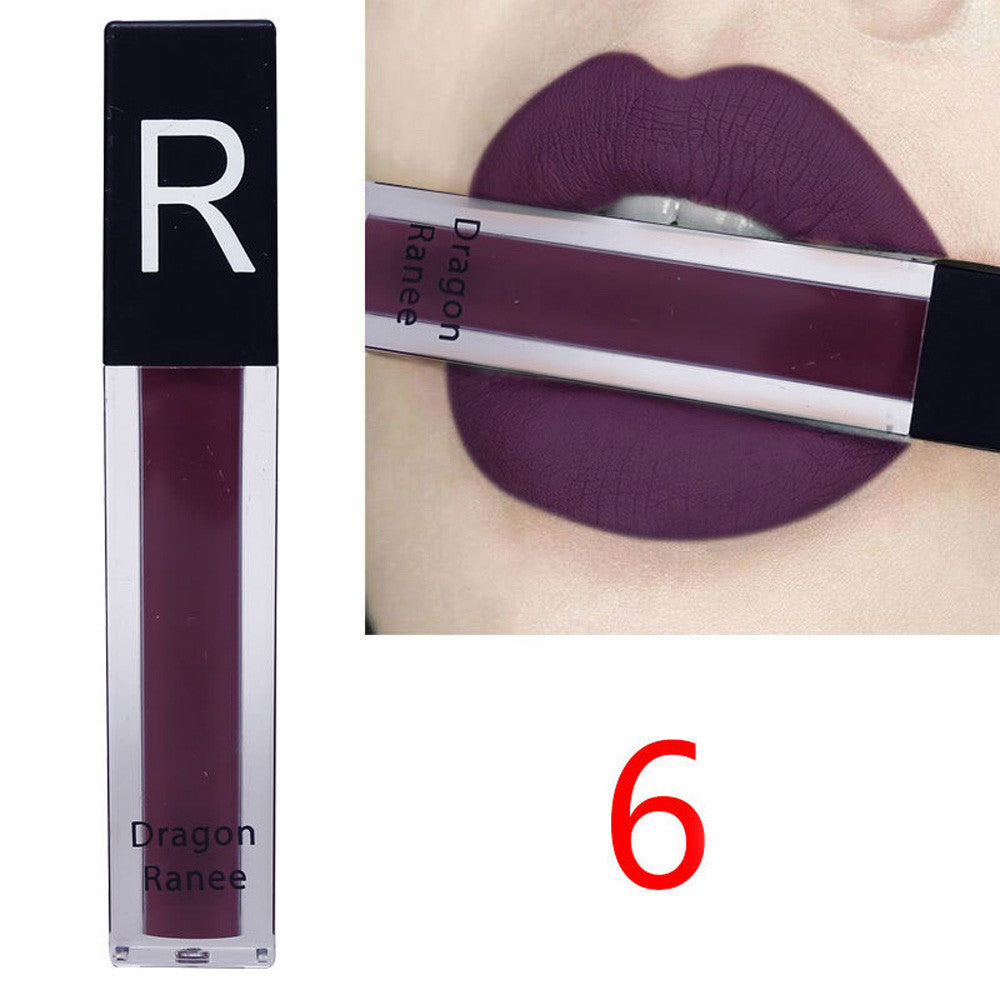 Waterproof Liquid Lipstick Moisturizer Velvet Lipstick Cosmetic Beauty Makeup - YuppyCollections