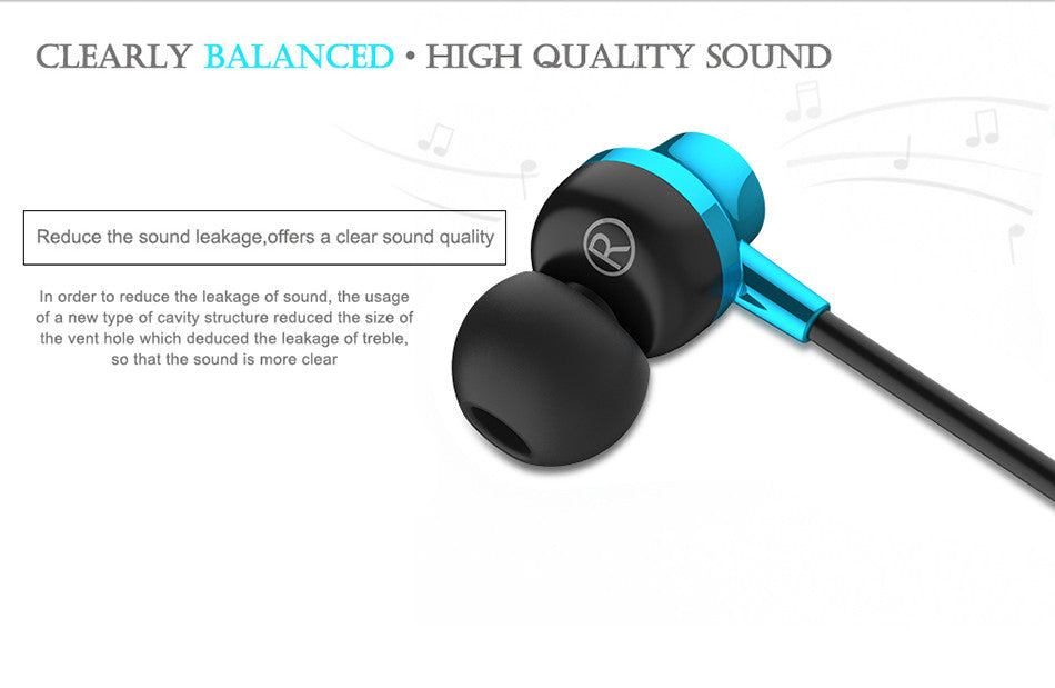 Universal Phone Earphones Plated Heavy Bass Sound Earphone Wired Earpiece Game Headset audifonos For Xiaomi Android - YuppyCollections