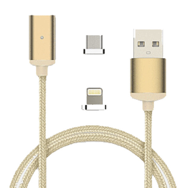 2.4A High Speed Charging Magnetic Cable for iPhone & Android Devices - YuppyCollections