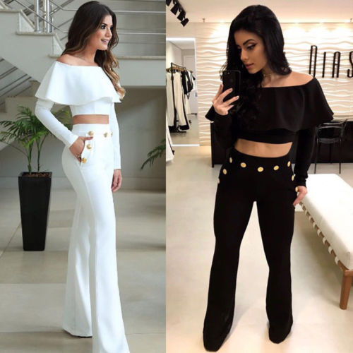 Women Clubwear Summer Playsuit Bodycon Party Jumpsuit Romper Trousers Pants - YuppyCollections