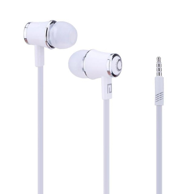 Unviersal 3.5mm Wired Earphone In Ear Stereo Earpiece Earbuds Small Headset Earphones with Microphone for Smartphone MP3 - YuppyCollections