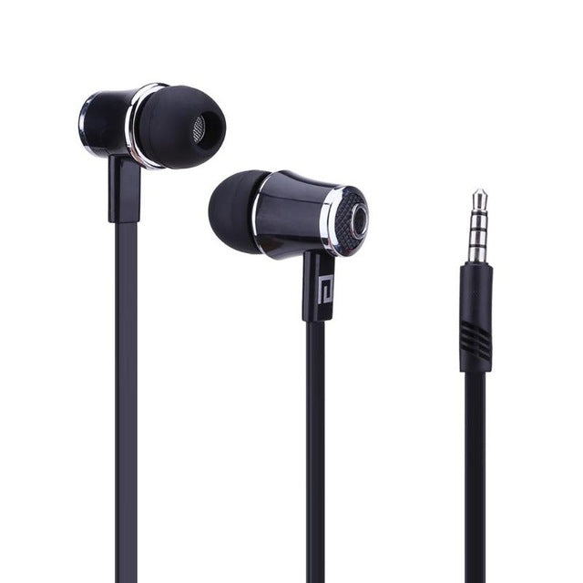 Unviersal 3.5mm Wired Earphone In Ear Stereo Earpiece Earbuds Small Headset Earphones with Microphone for Smartphone MP3 - YuppyCollections