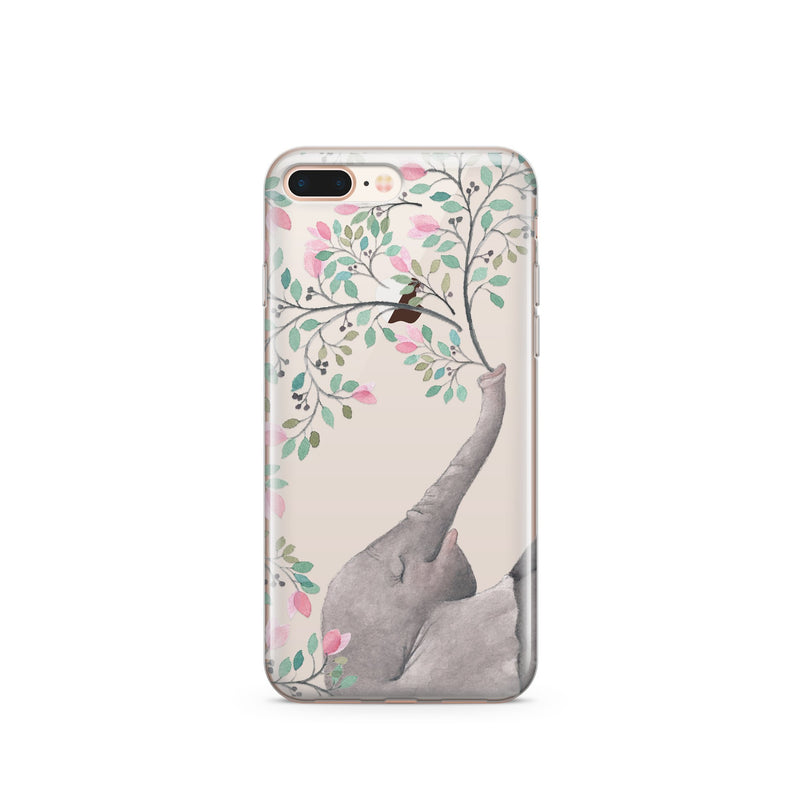 Blowing Flowers - Clear TPU iPhone Case / Samsung Case Phone Cover - YuppyCollections