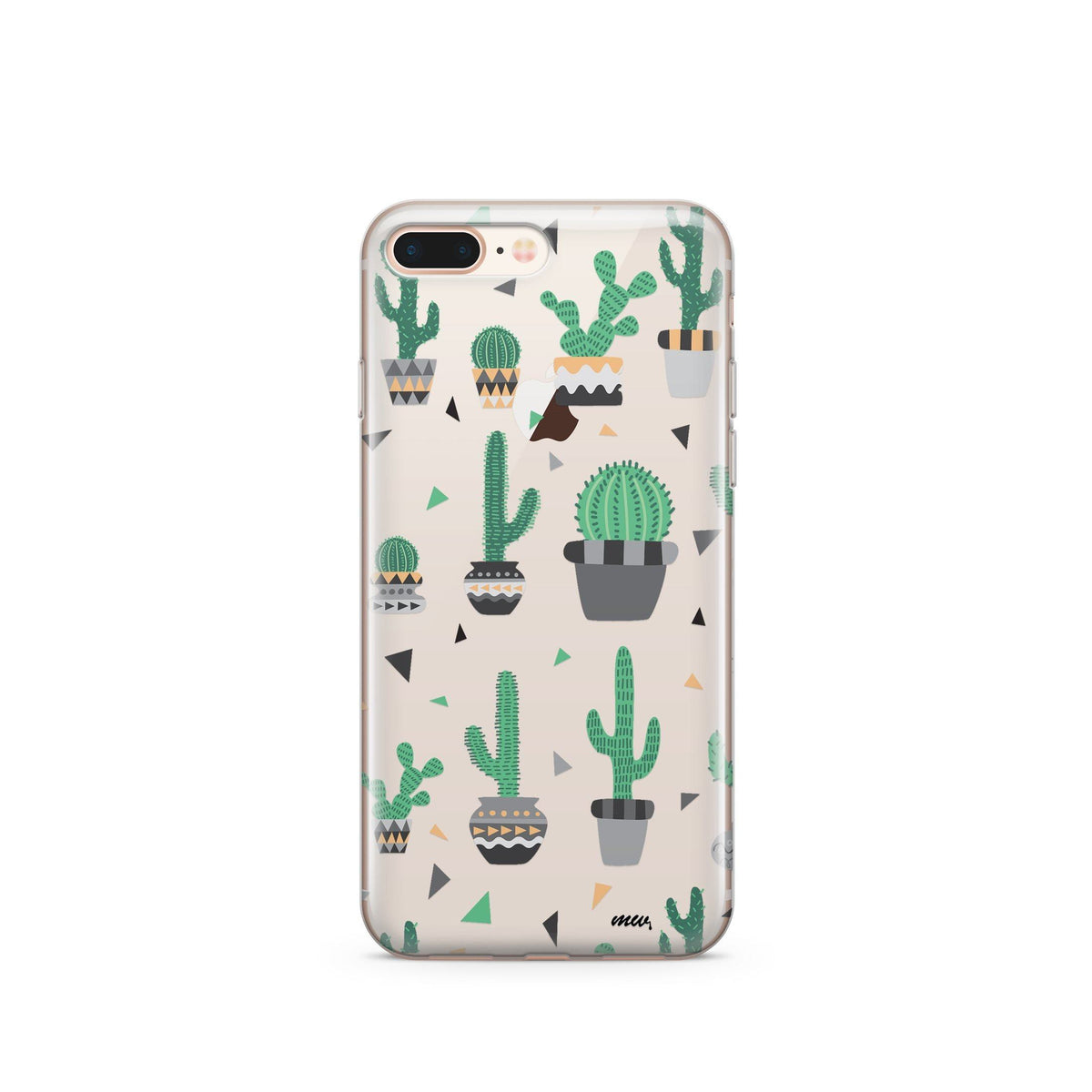 Cactus Party - Clear TPU iPhone Case / Samsung Case Phone Cover - YuppyCollections