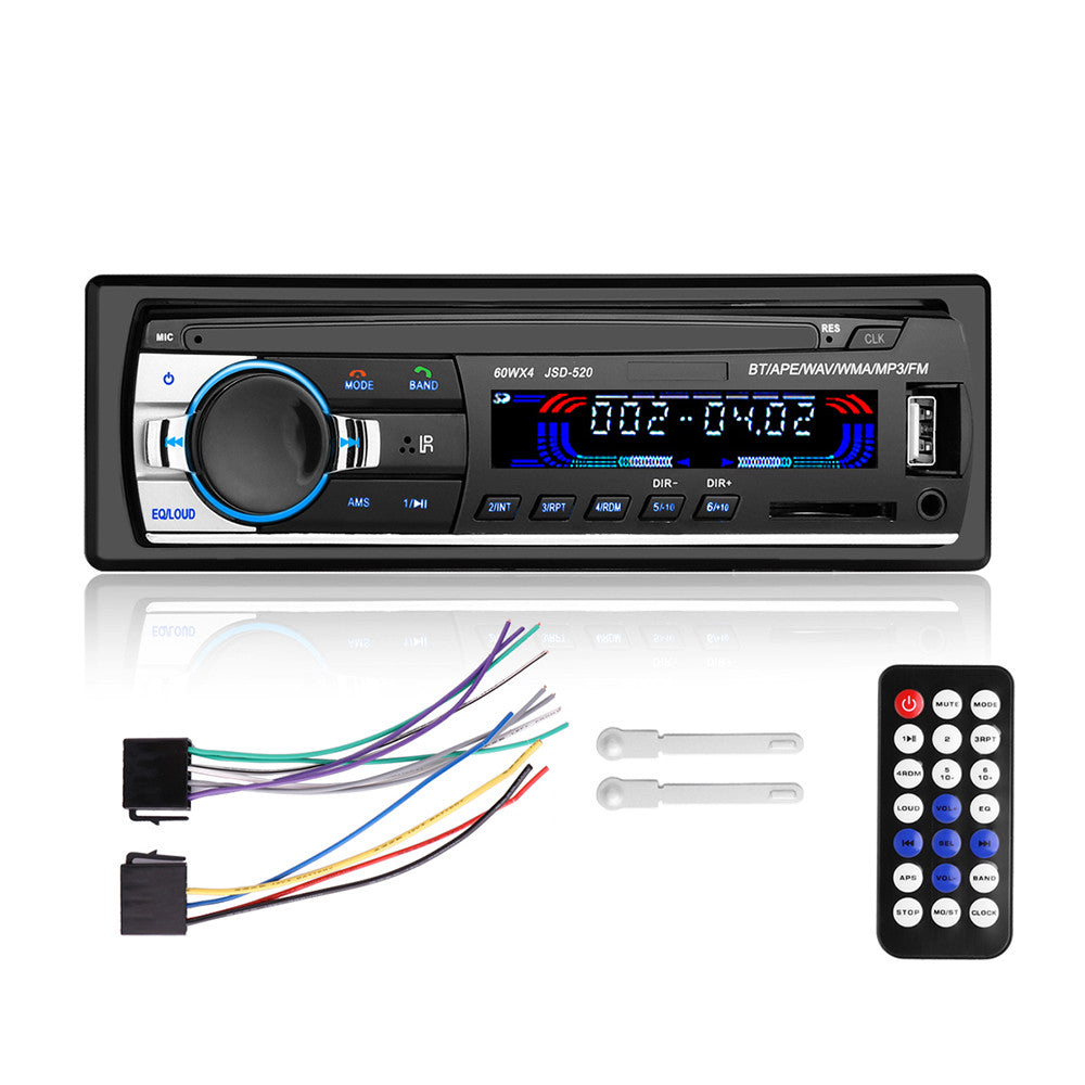 Bluetooth Car Stereo Audio In-Dash FM MP3 Radio Player with AUX-IN - YuppyCollections