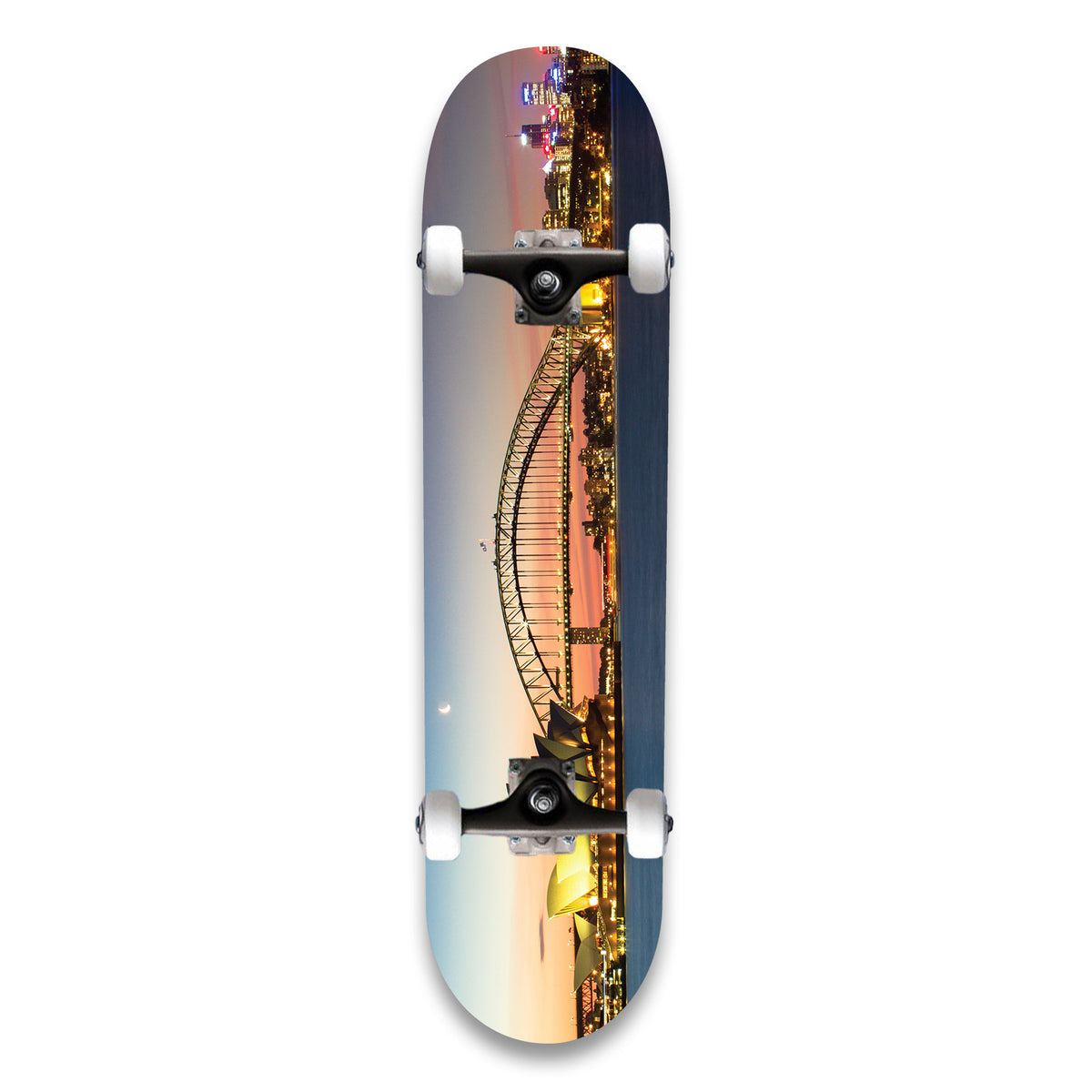 Australia Harbour Bridge Sunset Skateboard - YuppyCollections