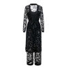 Glamaker White lace floral 3 set sexy jumpsuit - YuppyCollections