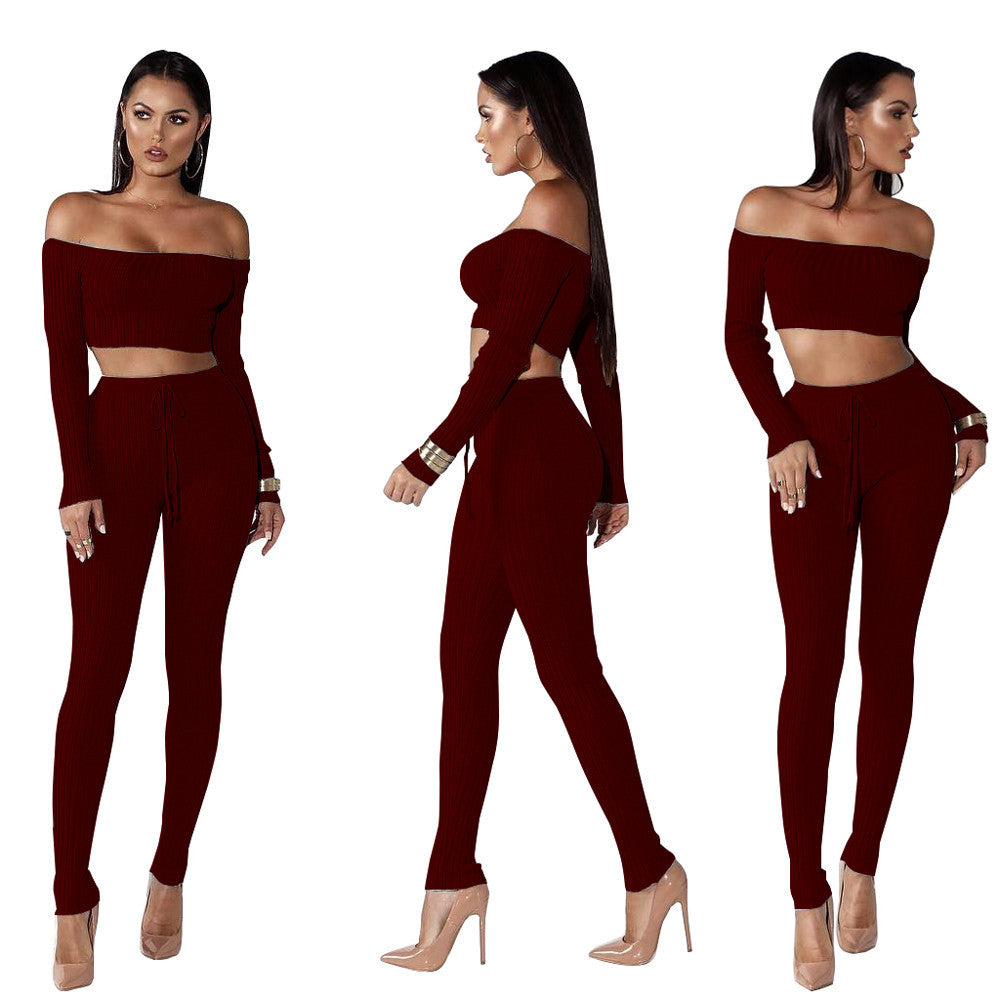 Women Fashion Split 2 Piece Set Casual Bodycon - YuppyCollections