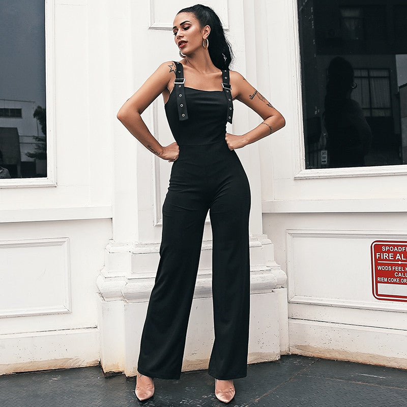 Glamaker Black high waist jumpsuit - YuppyCollections