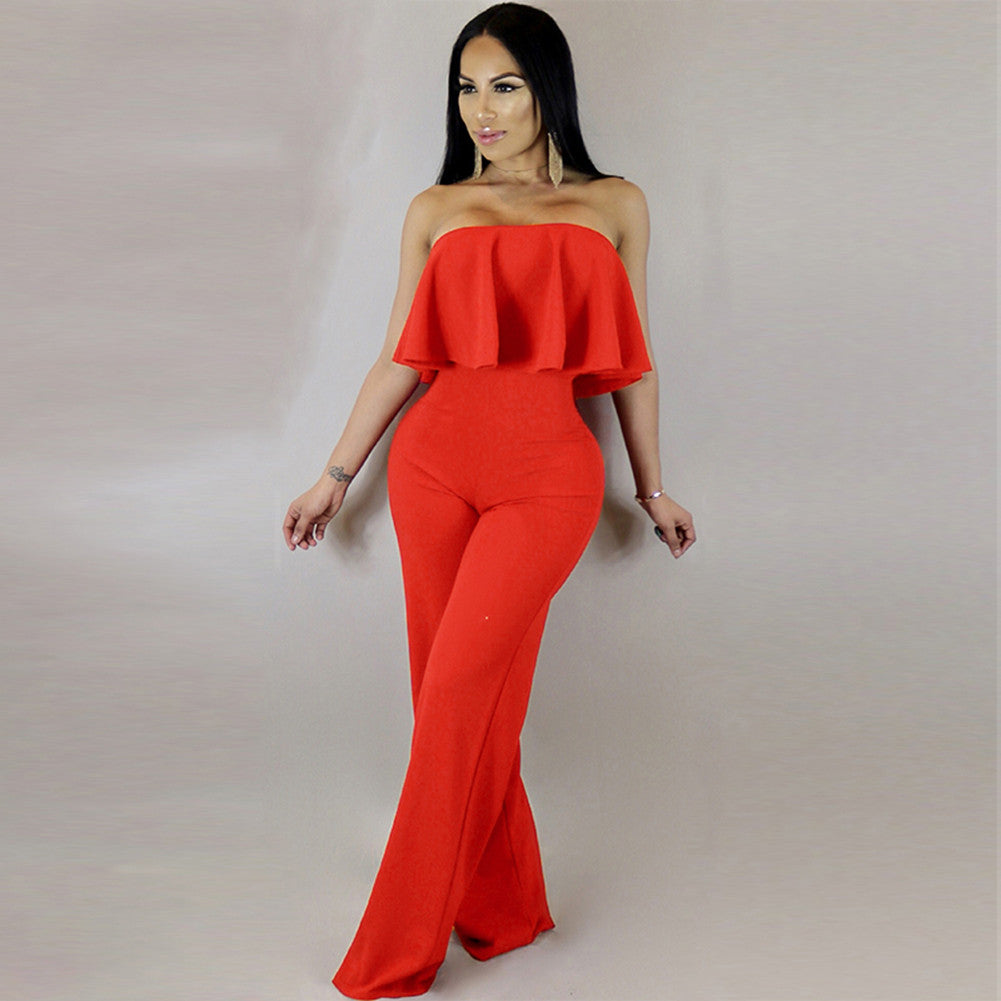 Sexy Women Off the Shoulder Jumpsuit - YuppyCollections