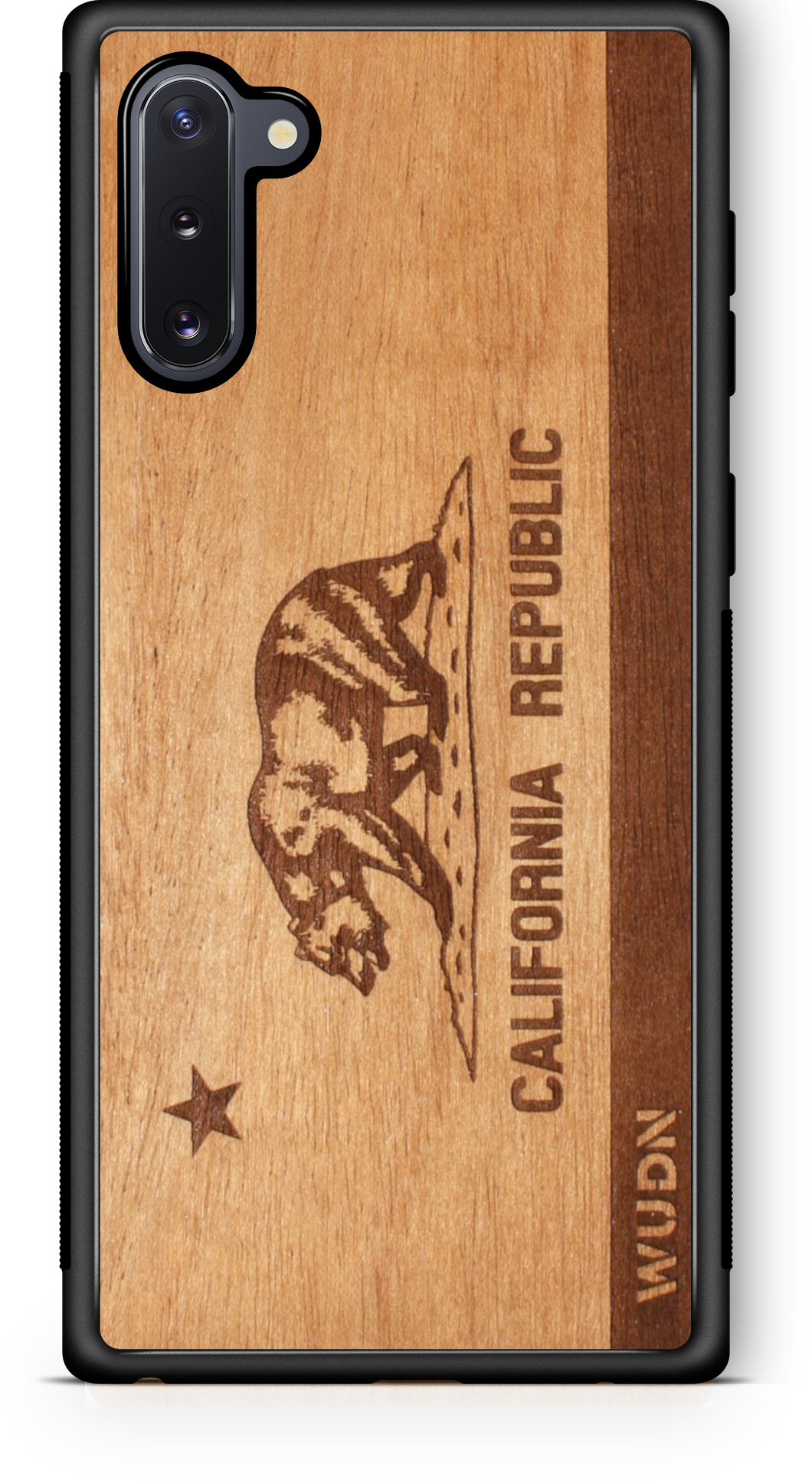 Slim Wooden Phone Case | California Republic - YuppyCollections