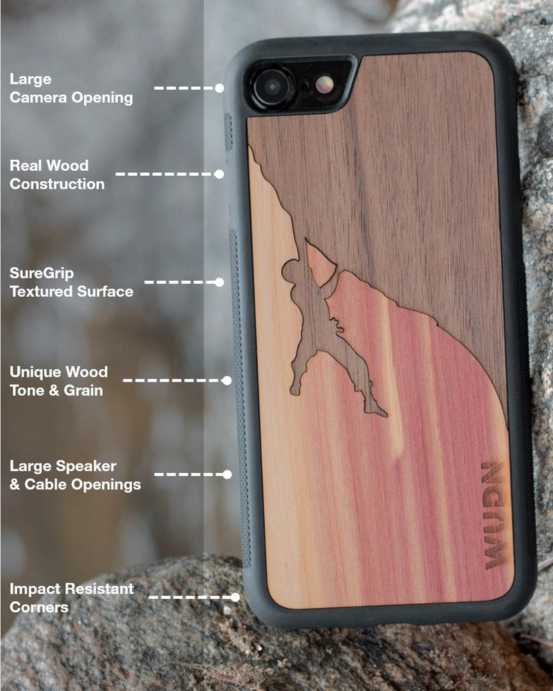 Slim Wooden Phone Case | Banksy Bad Panda - YuppyCollections