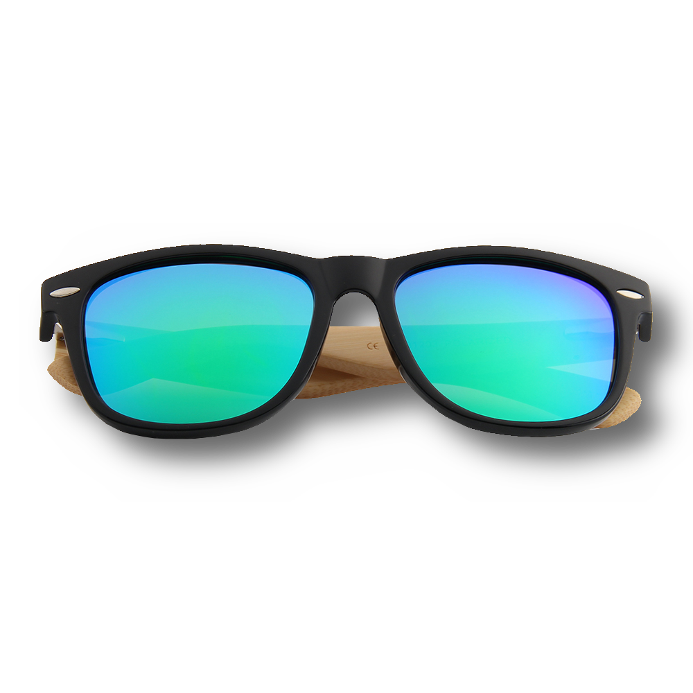 Real Bamboo Wood Wanderer Style Sunglasses by WUDN - YuppyCollections