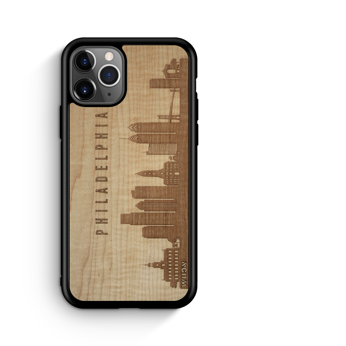 CityScape Wooden Phone Case | Philadelphia PA - YuppyCollections