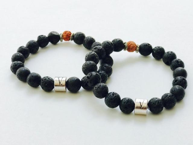 Men's Lava Bracelet (essential Oil) | Victory Line - YuppyCollections